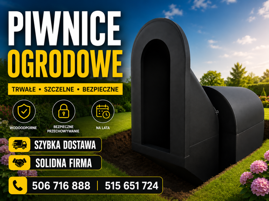 Piwnice ogrodowe betonowe/Ziemianki Ełk - zdjęcie 1