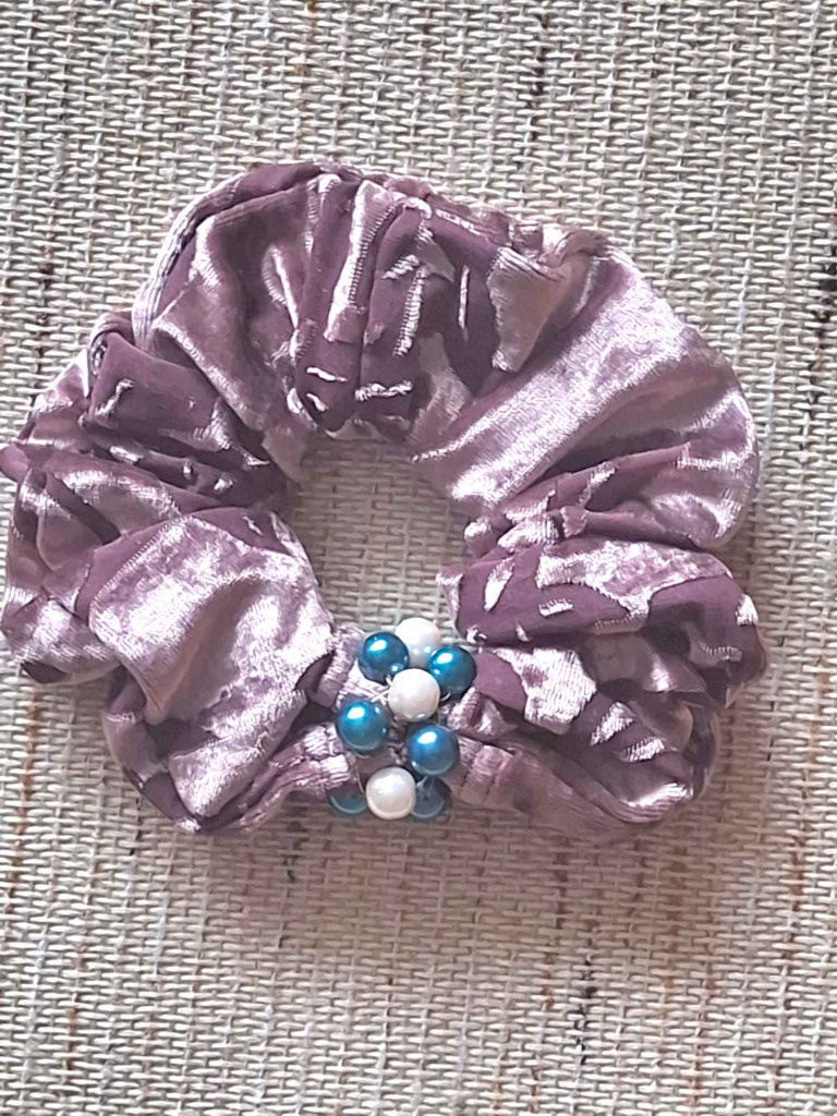 piękne gumki do włosów z materiałów Brzeg - zdjęcie 6