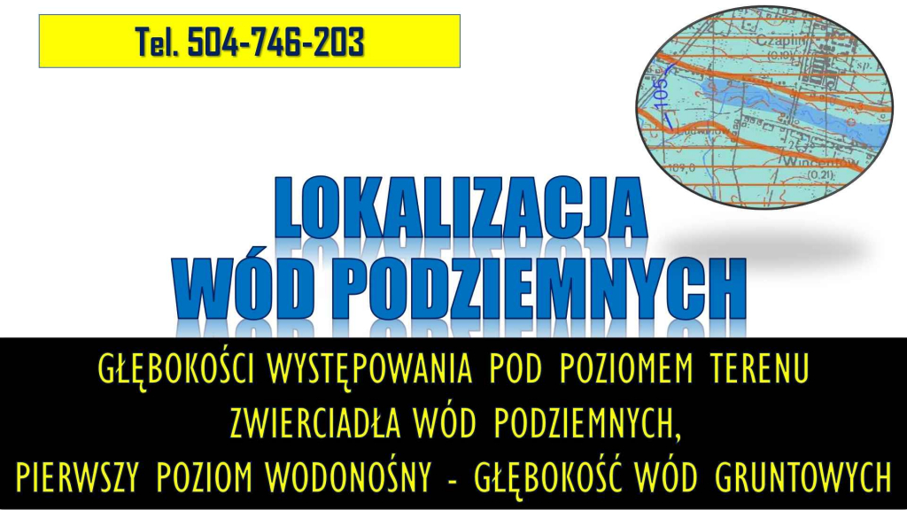 Szukanie wody. Cennik tel 504-746-203. Głębokość do zwierciadła wód. Psie Pole - zdjęcie 4