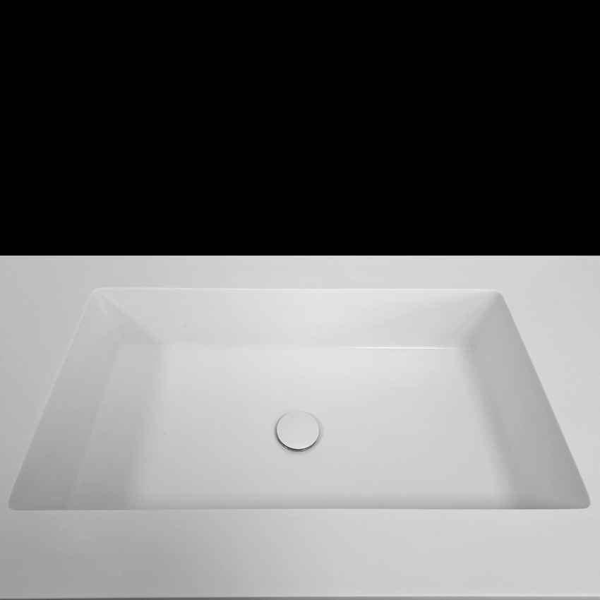 Umywalka kompozytowa do łazienki, zintegrowana z blatem 180x50x18cm Bydgoszcz - zdjęcie 5