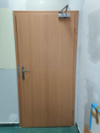 Drzwi wewnętrzne w kolorze jasny orzech z futryną Białołęka - zdjęcie 1