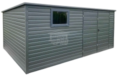 Schowek - Domek Ogrodowy 4,5x3m -  Drzwi  - okno dach  GP701