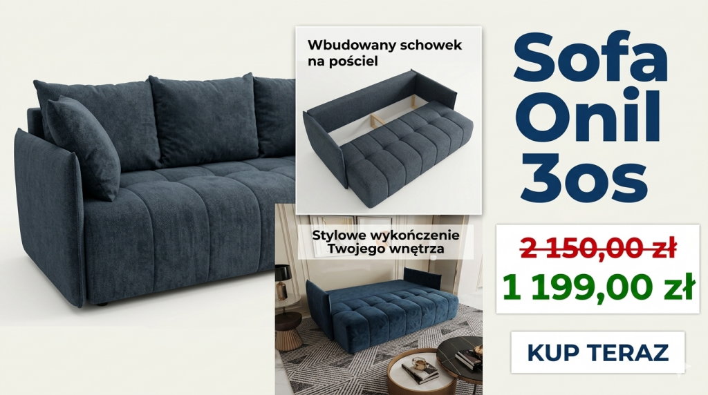 Mega niska cena sofa Onil Zabrze - zdjęcie 1