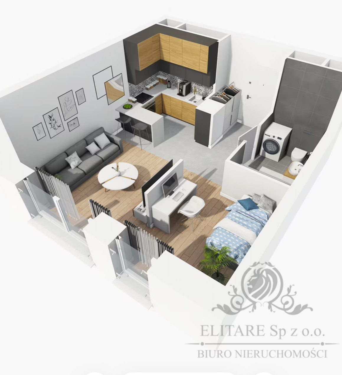 Mieszkanie nowe 32,44m2 ,2 pok. w Centrum Wrocławia/Stare Miasto Wrocław - zdjęcie 8