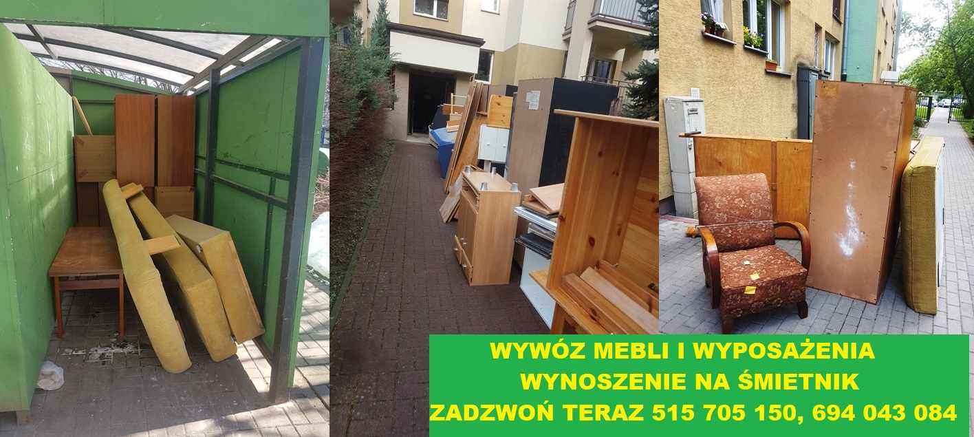 WYWÓZ MEBLI AGD wynoszenie mebli opróżnianie mieszkań piwnic domów Praga-Południe - zdjęcie 1