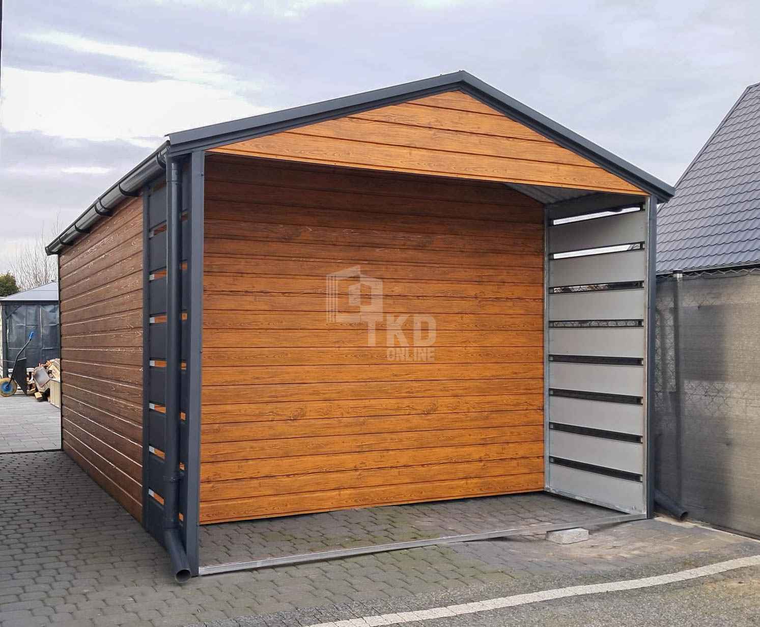 Schowek - domek ogrodowy 3x4m + wiata 1m Drzwi okno rynny dach TKD255 Czersk - zdjęcie 4