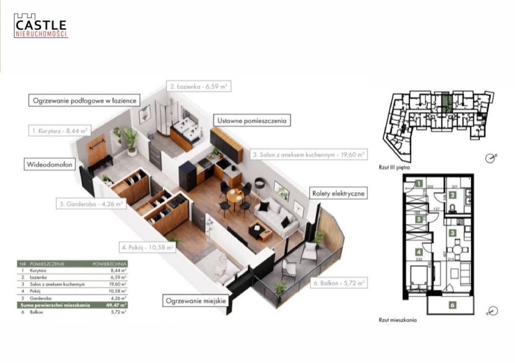 Sprzedam dwupokojowe mieszkanie z widokiem Poznań - zdjęcie 12