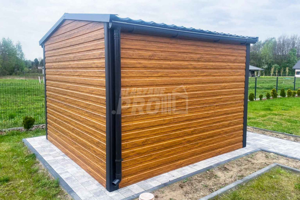 Schowek - Domek Ogrodowy 3x3m Drzwi - Okno Blachodachówka Rynny GP366 Krzyki - zdjęcie 4