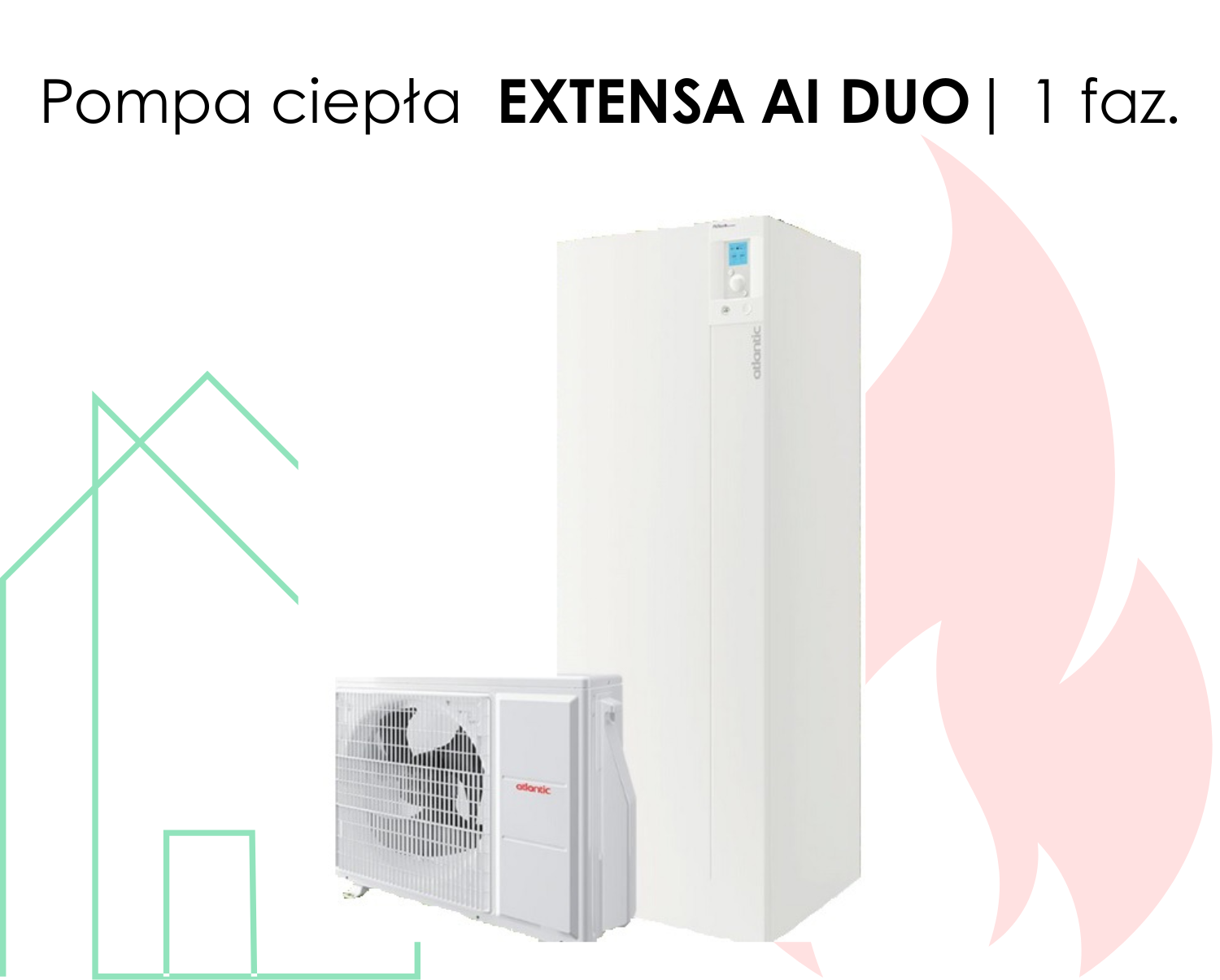 Pompa ciepła Atlantic EXTENSA AI DUO | 8kW | c.w.u. 190l | 1 faz. Ostrów Wielkopolski - zdjęcie 1