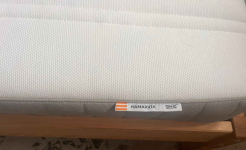 TARVA rama łóżka, sosnaLuröy, 160x200 cm - IKEA + materac Palędzie - zdjęcie 4