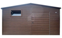 Domek ogrodowy 5,5x4,5 m - drzwi - okno dach rynny ID1228