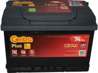Akumulator Centra Plus 74Ah 680A Kilińskiego 51 Słupsk