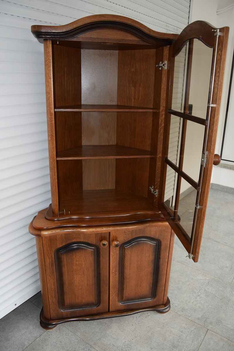 witryna narożna dębowa - jak nowa Olsztyn - zdjęcie 3