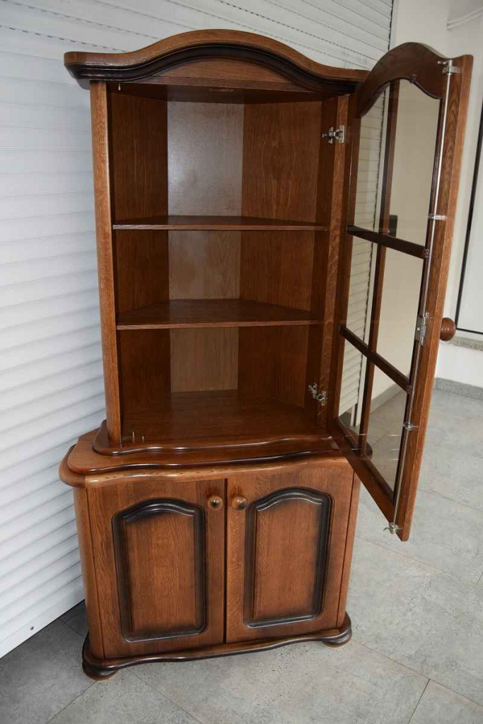 witryna narożna dębowa - jak nowa Olsztyn - zdjęcie 3