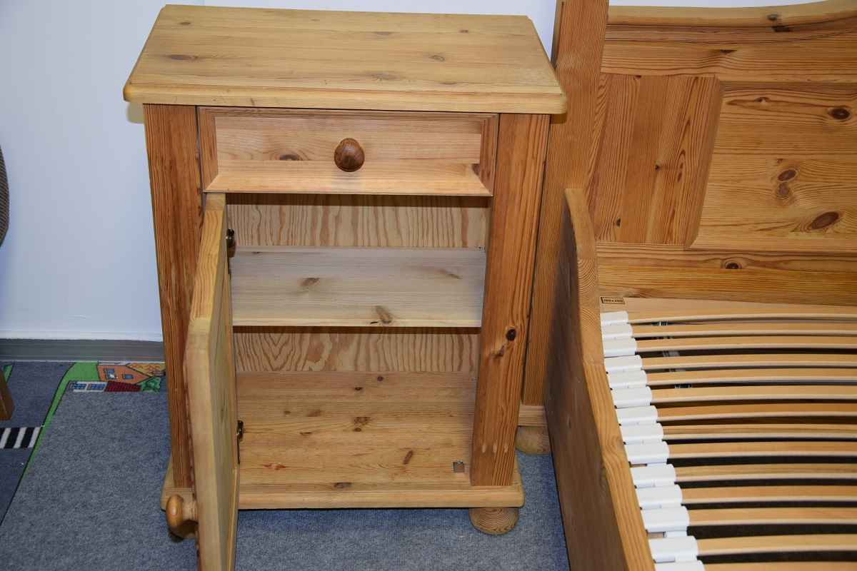 łóżko z materacami i szafkami - komplet jak nowy Olsztyn - zdjęcie 8