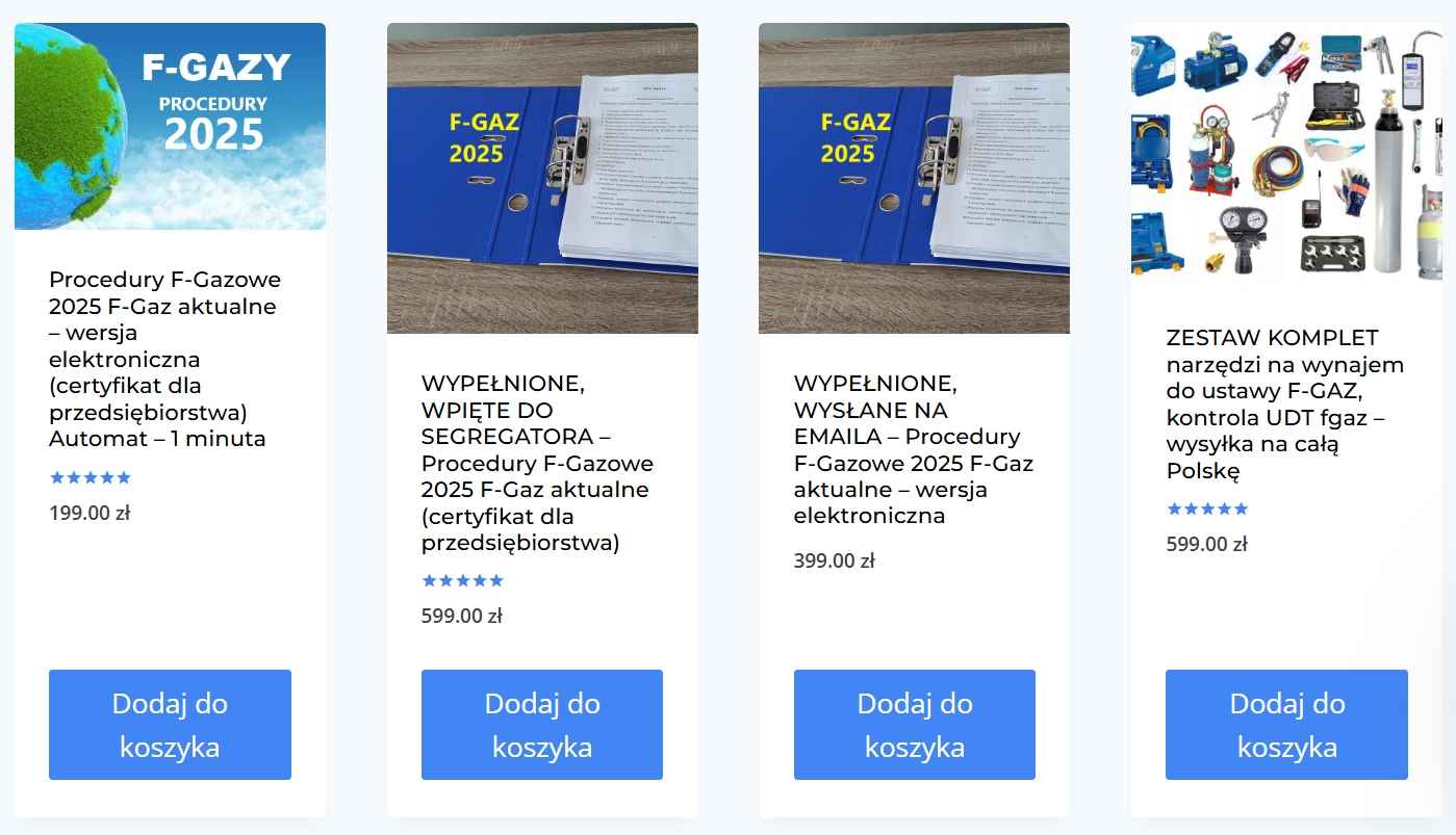 Procedury F-Gaz 2026 pod kontrolę UDT - FV - automat 1 minuta Nowy Sącz - zdjęcie 2
