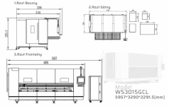 Ogłoszenie:Wycinarka Laserowa Fiber CNC 3015GCL 3kW WENI Nysa - zdjęcie 3