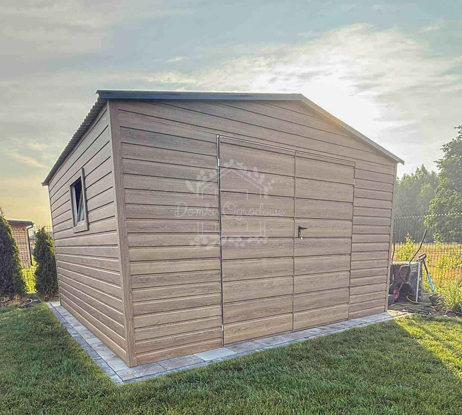 Schowek  domek ogrodowy 4x3m brama dwuskrzydłowa drewnopodobny  ID1055 Kłodzko - zdjęcie 2