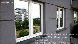 Folia wenecka 100% - szyba wenecka, okno weneckie Warszawa folie Białołęka - zdjęcie 6