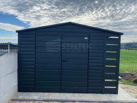 Schowek domek ogrodowy 3x2m wiata 0,5m brama dwuskrzydłowa dach ST198 Dobre Miasto - zdjęcie 2