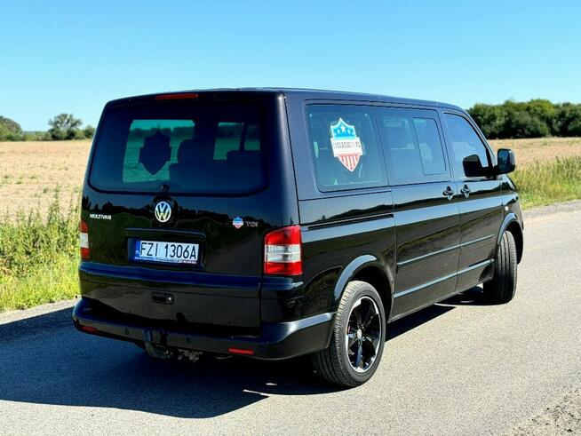 Volkswagen Multivan Czarny Rozsuwane Drzwi skóra beżowa 2,5 TDI Sulechów - zdjęcie 3