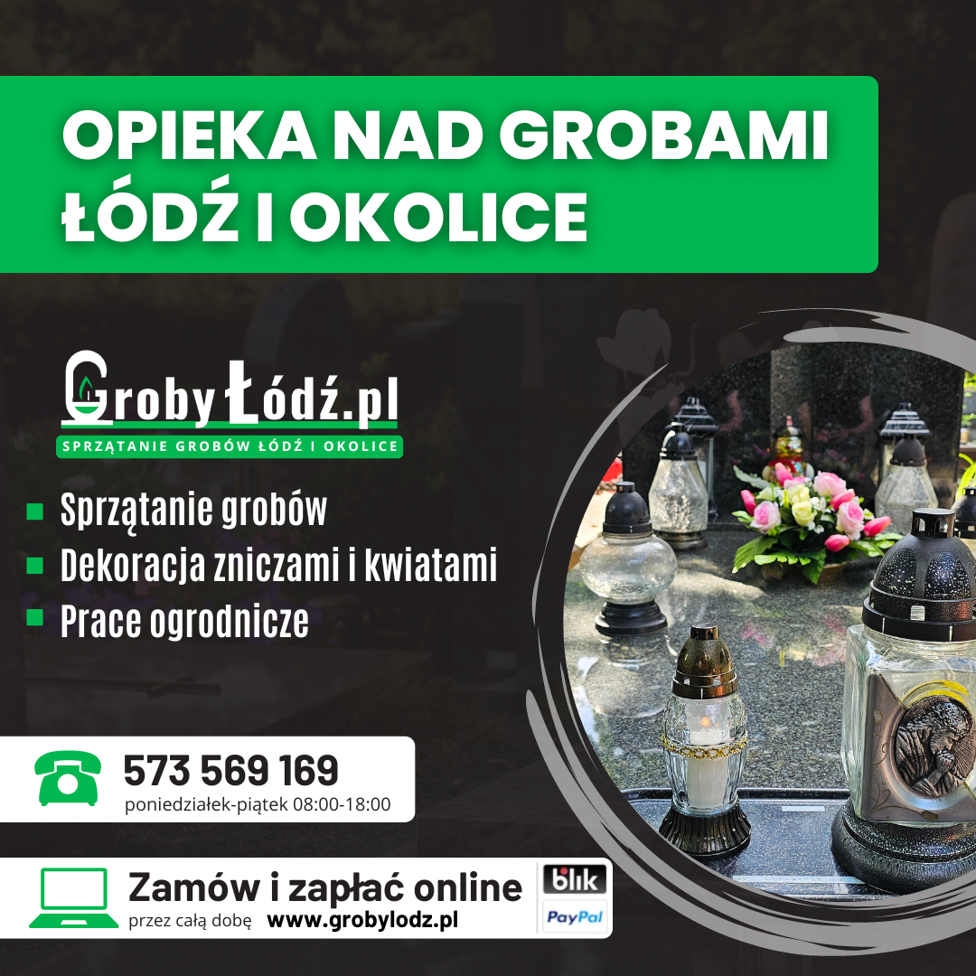 Sprzątanie grobów Łódź, opieka nad grobami - tel. 573 569 169 Śródmieście - zdjęcie 1