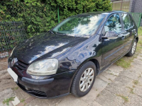 Czarny VW Golf V 1,9 tdi Klima 5- drzwi Jasna tapicerka