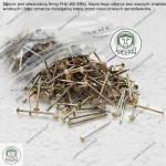 Gwoździe do zbijania ramek 1,4 x 25mm - 100g stal ocynkowana