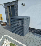 Osłona klimatyzatora - pompy ciepła 80x50x130 cm antracyt TS551 Leszno - zdjęcie 7