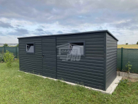 Schowek - Domek Ogrodowy 5x2m - drzwi - 2x okno dach spad w tył GP619 Nowogardek - zdjęcie 4