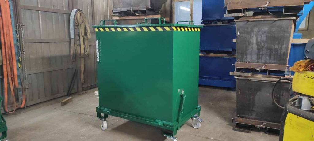 Kontener z otwieranym dnem PMDC 1700 L Kielce - zdjęcie 1