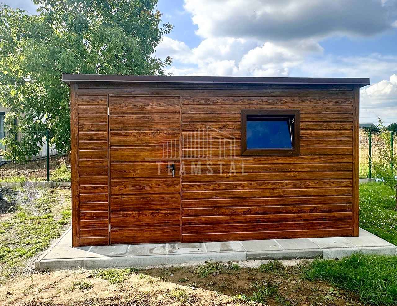 Schowek - domek 4x2,5m - drzwi - okno drewnopodobny dach TS1153 Busko-Zdrój - zdjęcie 5