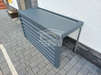 Osłona klimatyzatora - 110x40x90 cm antracyt - zabudowana front GP310 Gdynia - zdjęcie 5