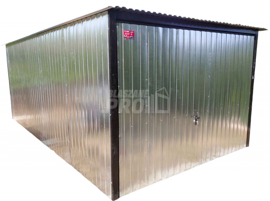 Garaż blaszany 3x5 Brama - ocynk - spad w tył GP188 Jelenia Góra - zdjęcie 1