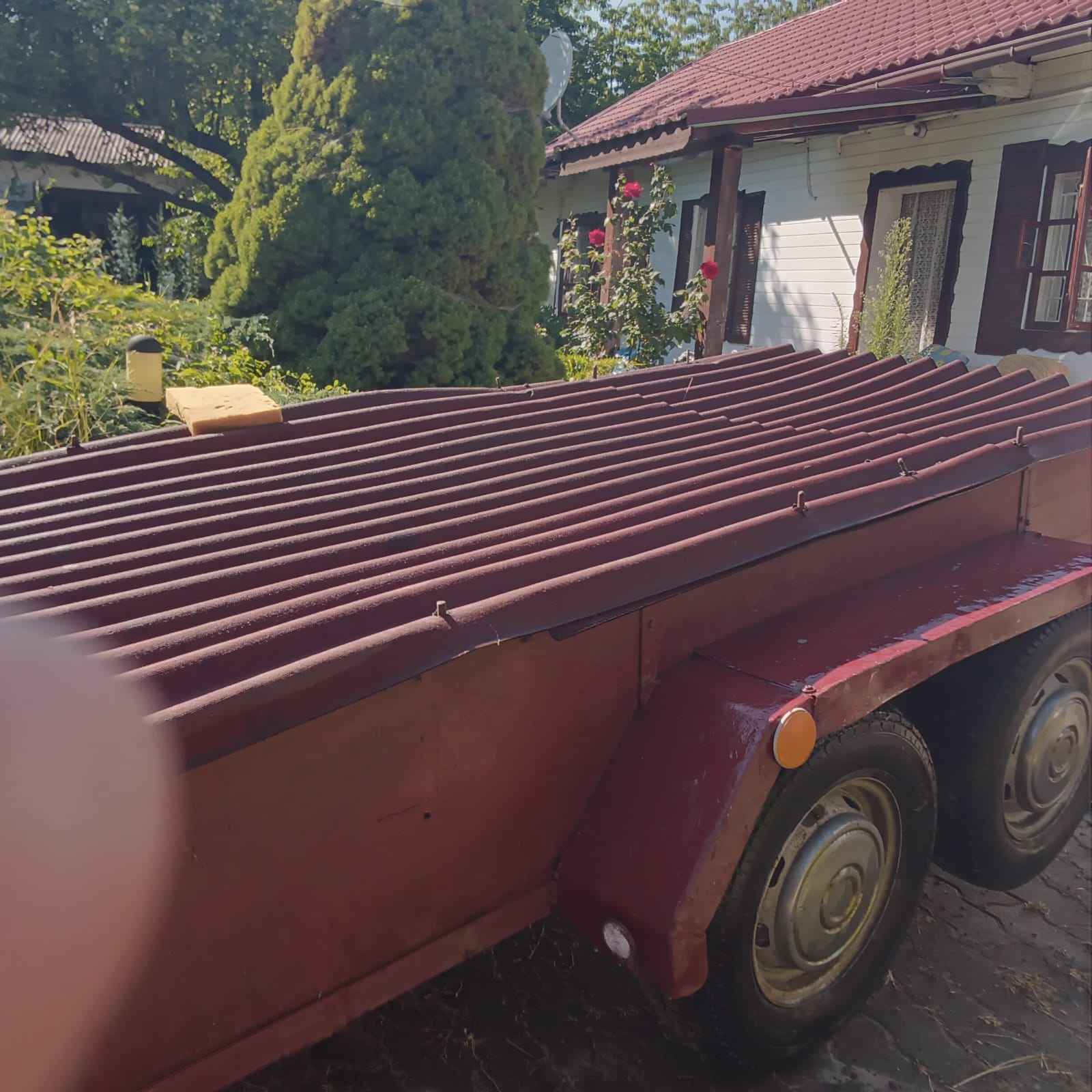 SPRZEDAM PRZYCZEPĘ DWUOSIOWĄ  Ubezpieczenie do końca roku Łazy - zdjęcie 2