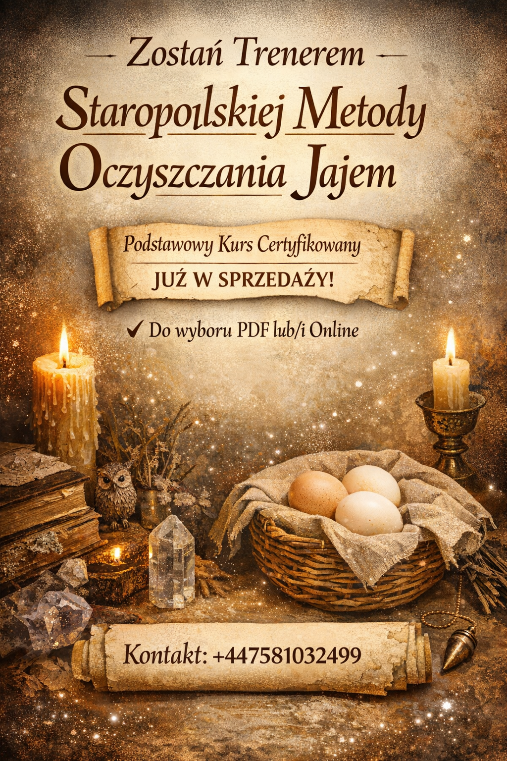 Kurs podstawowy Staropolska Metoda Oczyszczania Jajem Włochy - zdjęcie 1