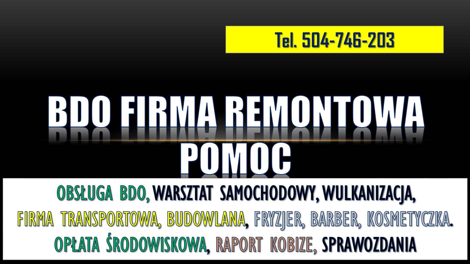 Sprawozdanie BDO dla firmy budowlanej, cennik, t.504746203. remontowej Psie Pole - zdjęcie 2