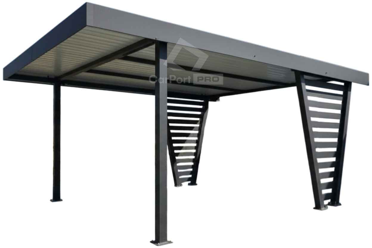 Carport V PREMIUM 4x5m Wypełnienie panelami Wiata samochodowa CP156 Gdynia - zdjęcie 1