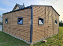 Garaż blaszany 6x5,8 2x Brama Okna PCV Drzwi Rynny Blachodach ID983 Chełm Górny - zdjęcie 3