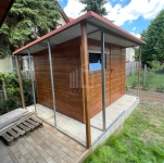 Domek ogrodowy 2,5x2,5m + 2x wiaty - drzwi - okno  dach rynny ID1226 Kłodzko - zdjęcie 4