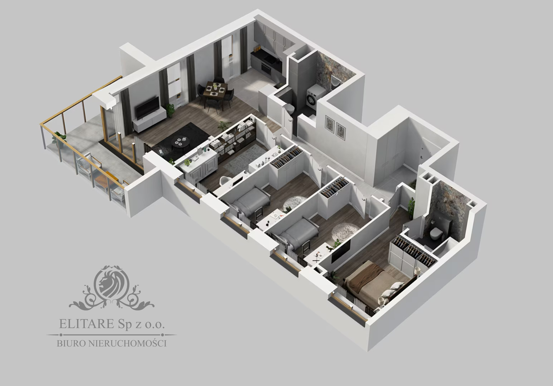 Apartament 91,91m2, 5 pokojowe z balkonem 13,01m2/ widok na rzekę Wrocław - zdjęcie 6