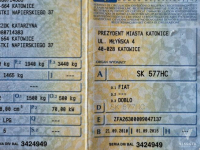 Fiat Doblo 95km HAK klima CZUJNIKI serwis BEZWYPADEK 2011 Tychy - zdjęcie 9