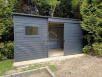 Schowek - domek ogrodowy 4x2m - drzwi przesuwne antracyt  ID1085 Tychy - zdjęcie 2