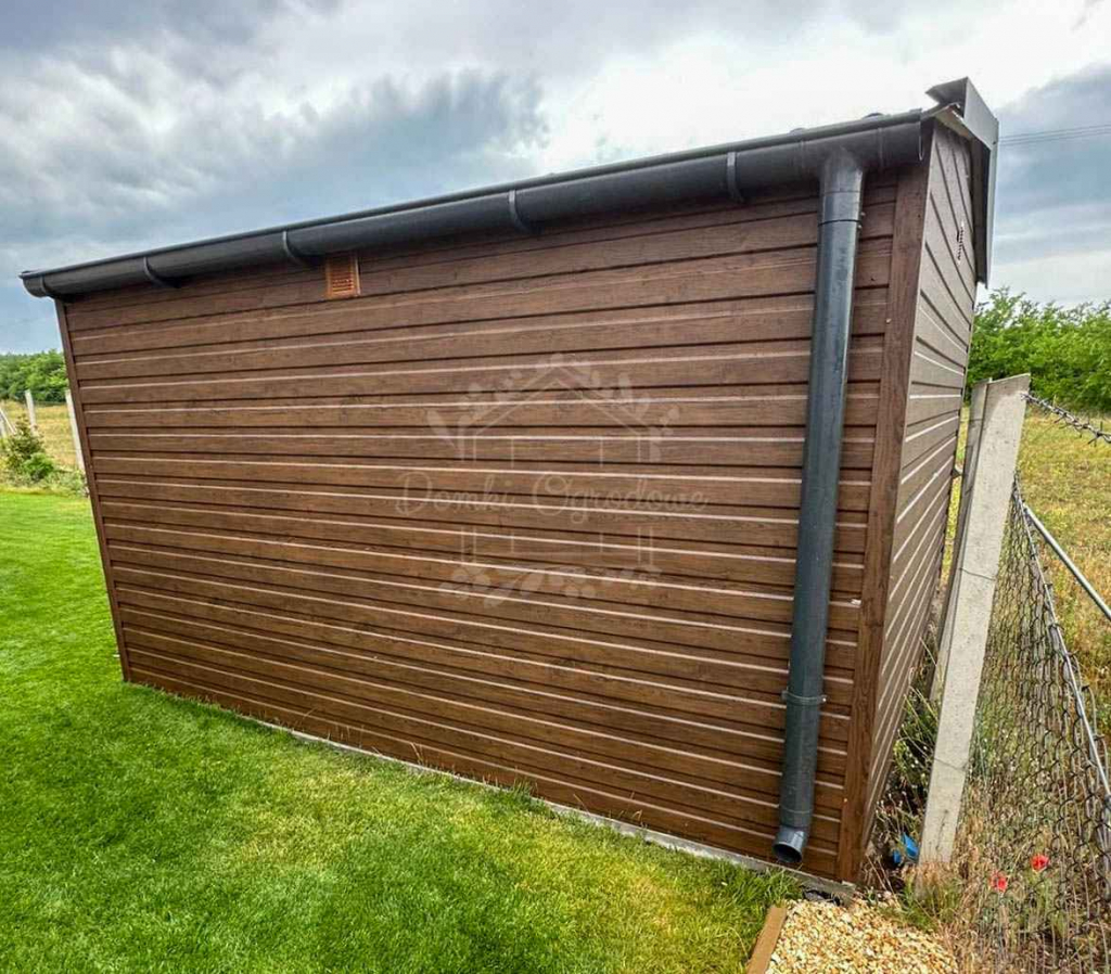 Schowek domek ogrodowy 2,7x3,5m drewnopodobny dach dwuspadowy  ID1047 Bydgoszcz - zdjęcie 4