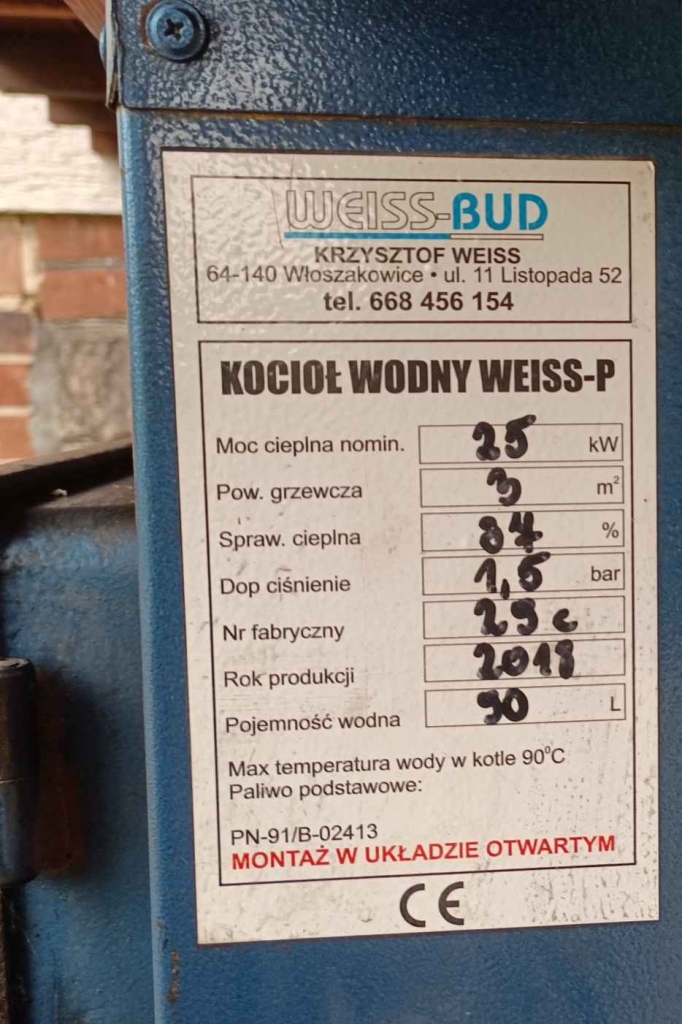 Sprzedam piec na ekogroszek Osowa Sień - zdjęcie 2