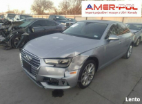 Audi A4 2019, 2.0L, uszkodzony przód