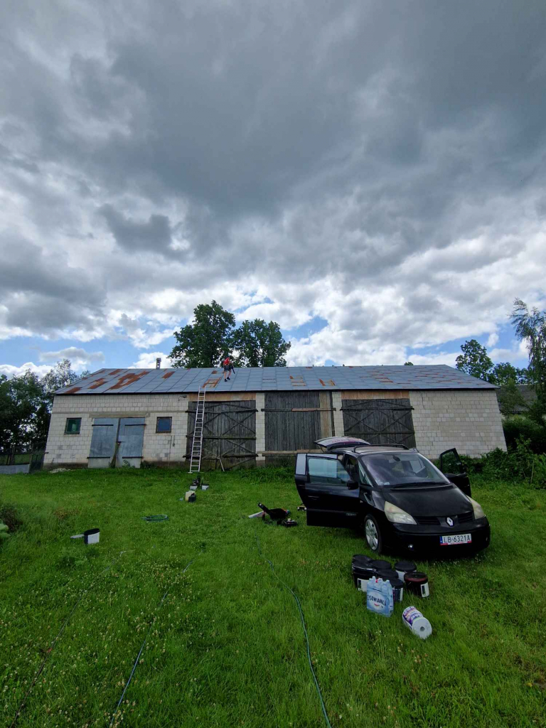 Malowanie dachów, Mycie elewacji, Mycie kostki brukowej. Giżycko - zdjęcie 4