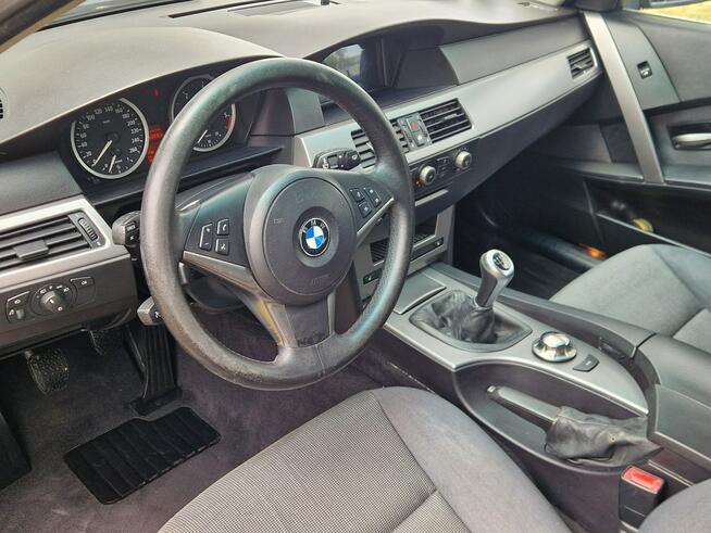 BMW 525 E61 2.5d 177KM Bixenon Alu18 Manual Raty Zamiana Strobice - zdjęcie 12