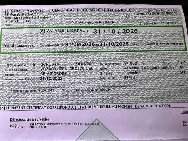 Citroen C5 Aircross Pisemna Gwarancja 12 miesięcy Konin - zdjęcie 6
