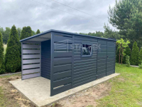 Schowek - Domek Ogrodowy 4x2,5 - wiata 1x2,5 brama okno  dach ST160 Białogard - zdjęcie 3